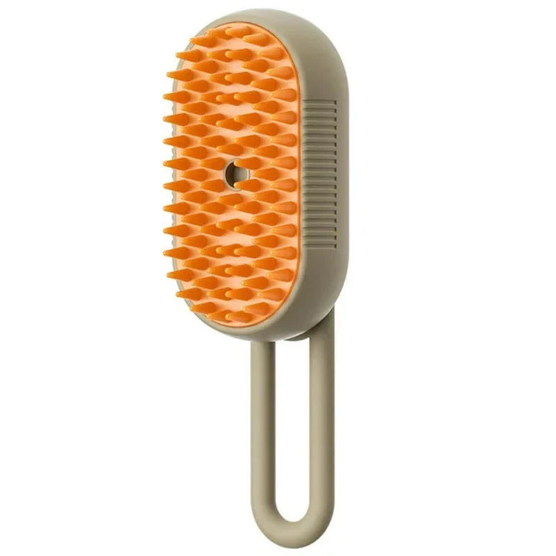 Purr-fectly Steamy Fur-Removal Spa: The 3-in-1 Cat & Dog Brush for Furry Fashionistas!
